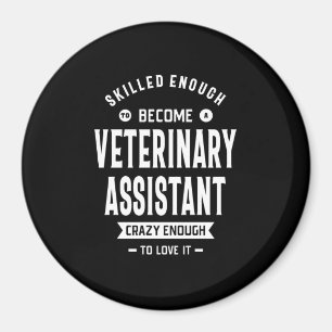 Imã Presente de Cargo do Assistente Veterinário