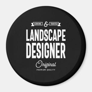 Imã Presente de Cargo do Designer de Paisagem