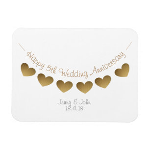 Ímã presente de casamento de 5