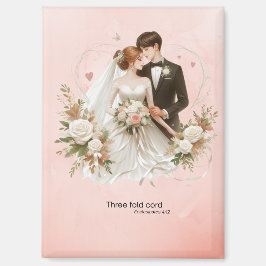 Imã Presente de Casamento Único