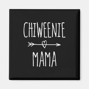 Imã presente de chiweenie mama chihuahua