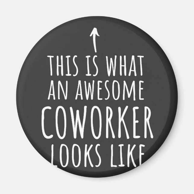 Imã Presente de Colega de Trabalho, Mug de Colega de T (Frente)