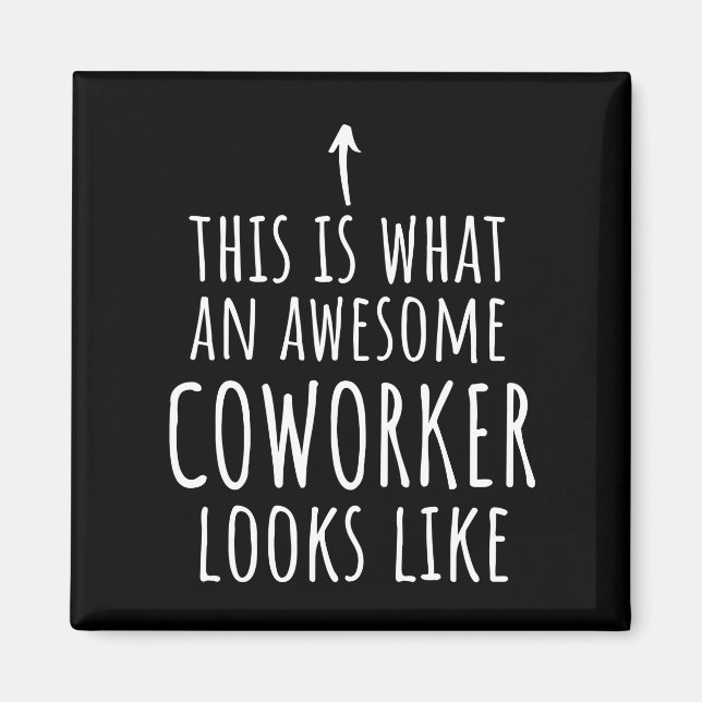 Imã Presente de Colega de Trabalho, Mug de Colega de T (Frente)