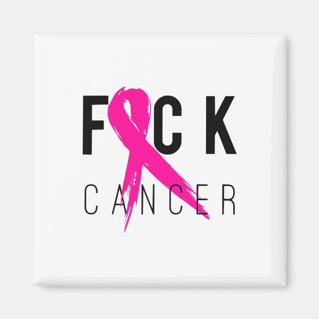 Imã Presente de Consciência do Cancer da Mama Retrostr (Frente)