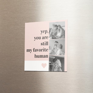 Imã Presente de Cotação de Foto de Colagem Moderna &