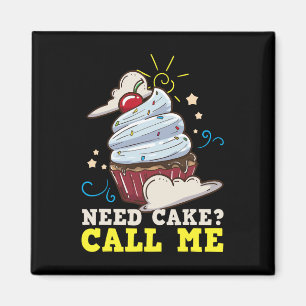 Imã Presente de Cupcake de Bake Baking Baker