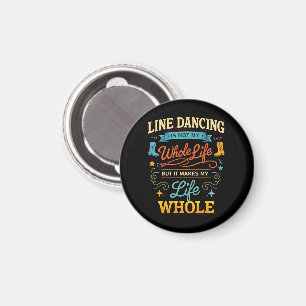 Imã Presente de Dança em Linha para Dançarino de Toda