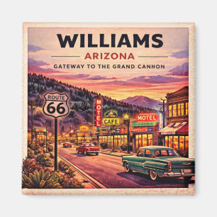 Imã Presente de decoração de geladeira Williams Route