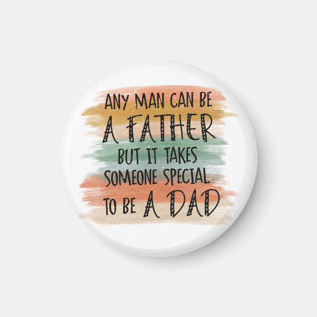 Imã Presente de Dia de os pais Stepdad | Pai especial (Frente)