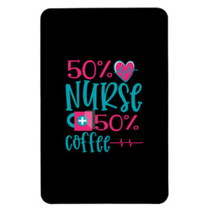 Ímã Presente de Enfermeira 50 Enfermeiro 50 Café
