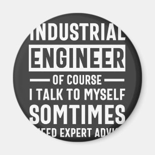 Imã Presente de Engenheiro Industrial Engraçado