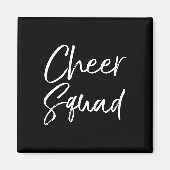 Imã Presente de Equipe de Competição de Cheerleading C (Frente)