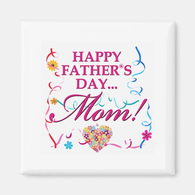 Imã Presente de Excelente para uma mãe Solteiro (Frente)