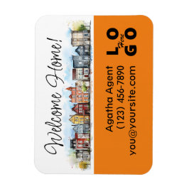 Ímã Presente de fechamento de imóveis para casas de bo