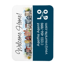 Ímã Presente de fechamento de imóveis para casas de bo