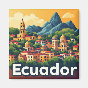 Imã Presente de Férias no Equador para Amantes de Viag