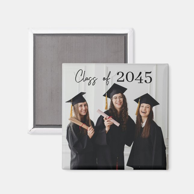 Imã Presente de Fim de Curso Personalizado Foto (Front/Back)