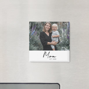 Imã Presente de Foto da Mãe Estabelecida