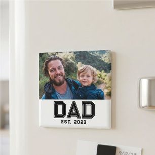 Imã Presente de Foto do Papai Fundado
