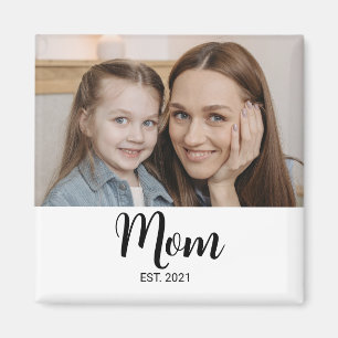 Imã Presente de Foto Estabelecida pela Mamãe