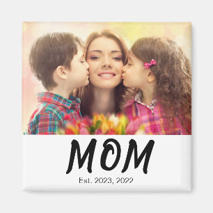 Imã Presente de Foto Estabelecida pela Mamãe