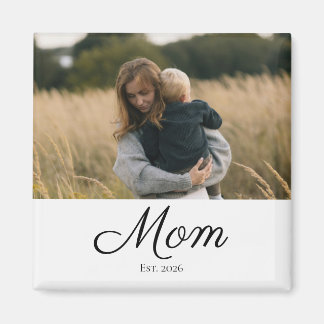 Imã Presente de Foto Estabelecida pela Mamãe