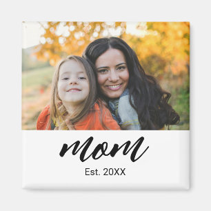 Imã Presente de Foto Estabelecido pela Mamãe