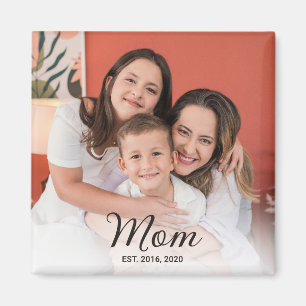 Imã Presente de Foto Estabelecido pela Mamãe