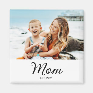 Imã Presente de Foto Estabelecido pela Mamãe