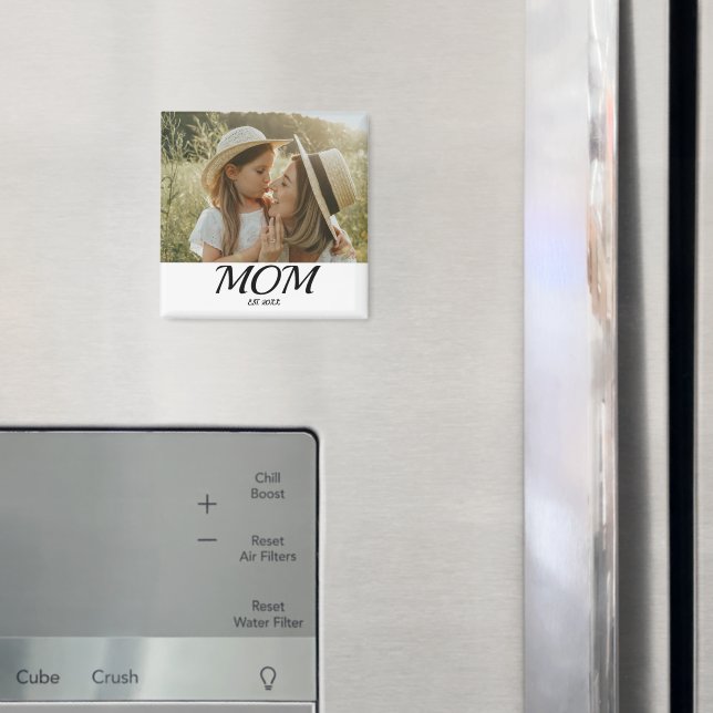Imã Presente de Foto Estabelecido pela Mamãe  Ímã (In Situ (Fridge))