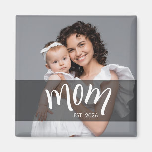 Imã Presente de Foto para Nova Mãe Estabelecida pela M