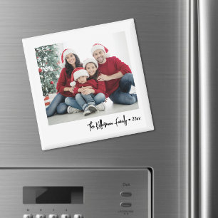 Imã Presente de Foto Personalizado da Família com Rote