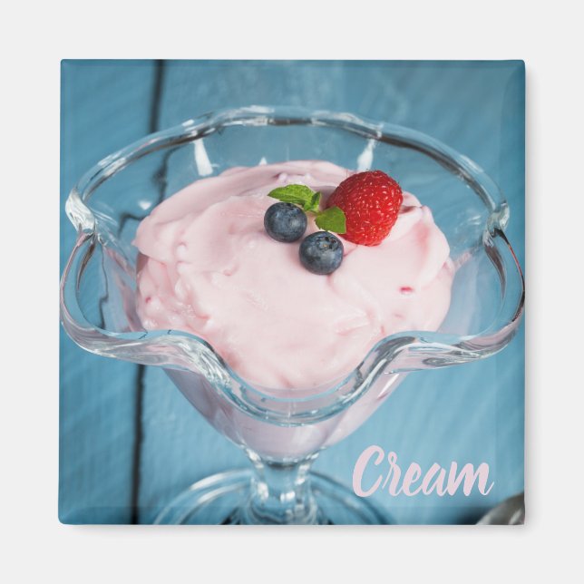 Imã Presente de framboesa com hortelã e fruta (Frente)