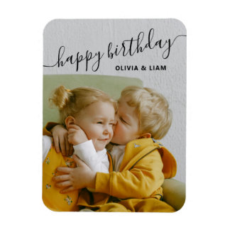 Ímã Presente de Gêmeos Personalizado com Foto e Roteir