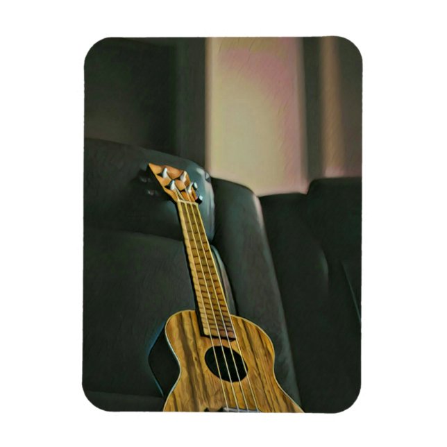 Ímã presente de guitarra de baixo acústico (Vertical)