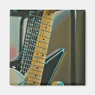 Imã presente de guitarra para dia de os pais