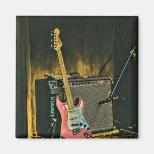 Imã Presente de guitarrista acústico