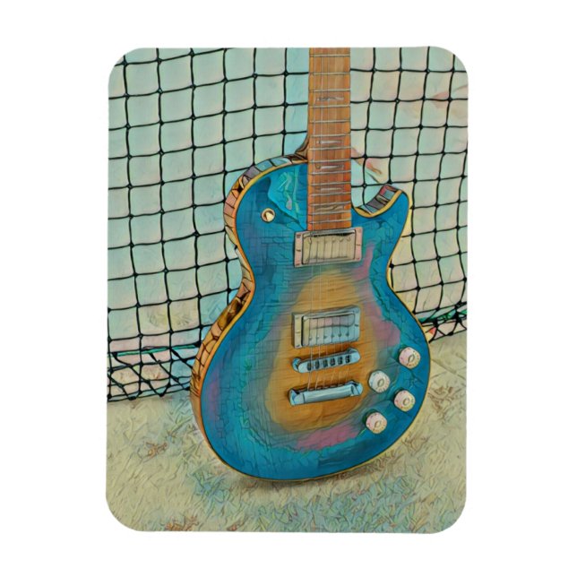 Ímã Presente de guitarrista acústico (Vertical)