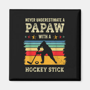 Imã Presente de Hockey do Papai Campo de Hóquei no Gel