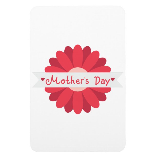 Ímã Presente de inscrição manuscrita do feliz dia de a (Vertical)