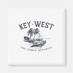 Imã Presente de Isca do Barco de Pesca de Key West Rep