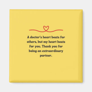 Imã Presente De Magnet Para Parceiro Médico