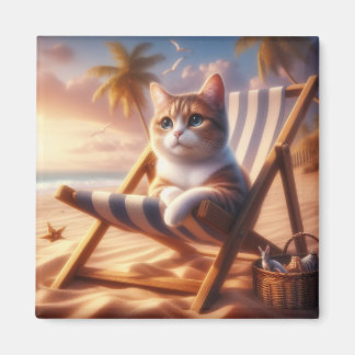 Imã Presente de magneta de gato doce, presente de aman