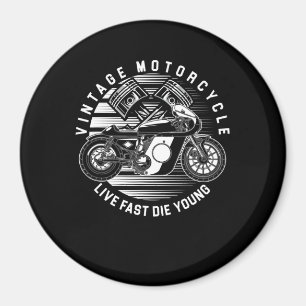 Imã Presente De Motociclismo Vintage Para Biker