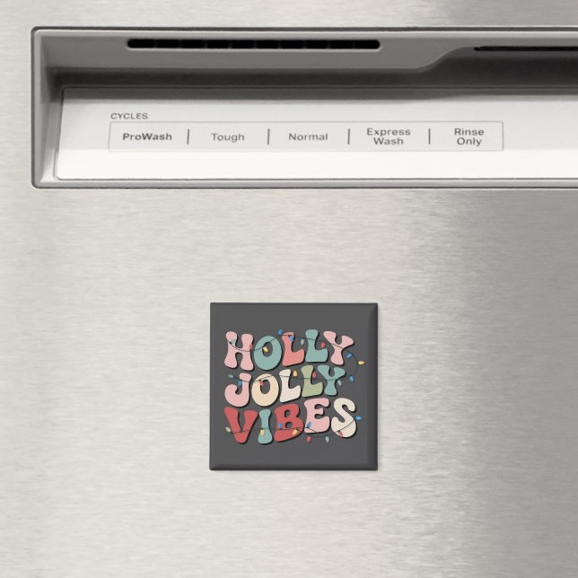 Imã Presente de Natal Alegre Família Férias de Natal  (In Situ (Dishwasher))