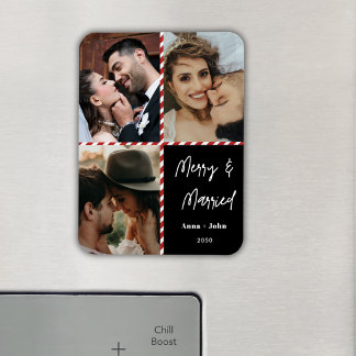 Ímã Presente de Natal Casal Recém-Casados Foto
