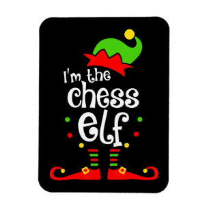 Ímã presente de natal de amigo da família de elf xmas