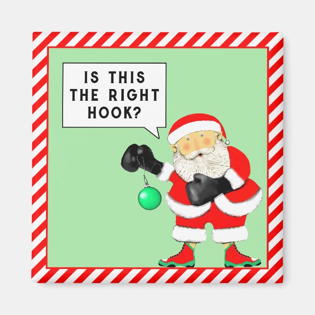 Imã Presente de Natal no Boxing Stoffer Holiday (Frente)