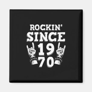 Imã Presente de Natal Rockin Desde 1970