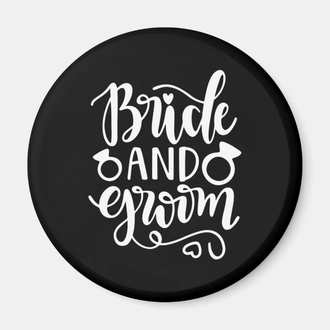 Imã Presente De Noiva E Noivo Casamento (Frente)